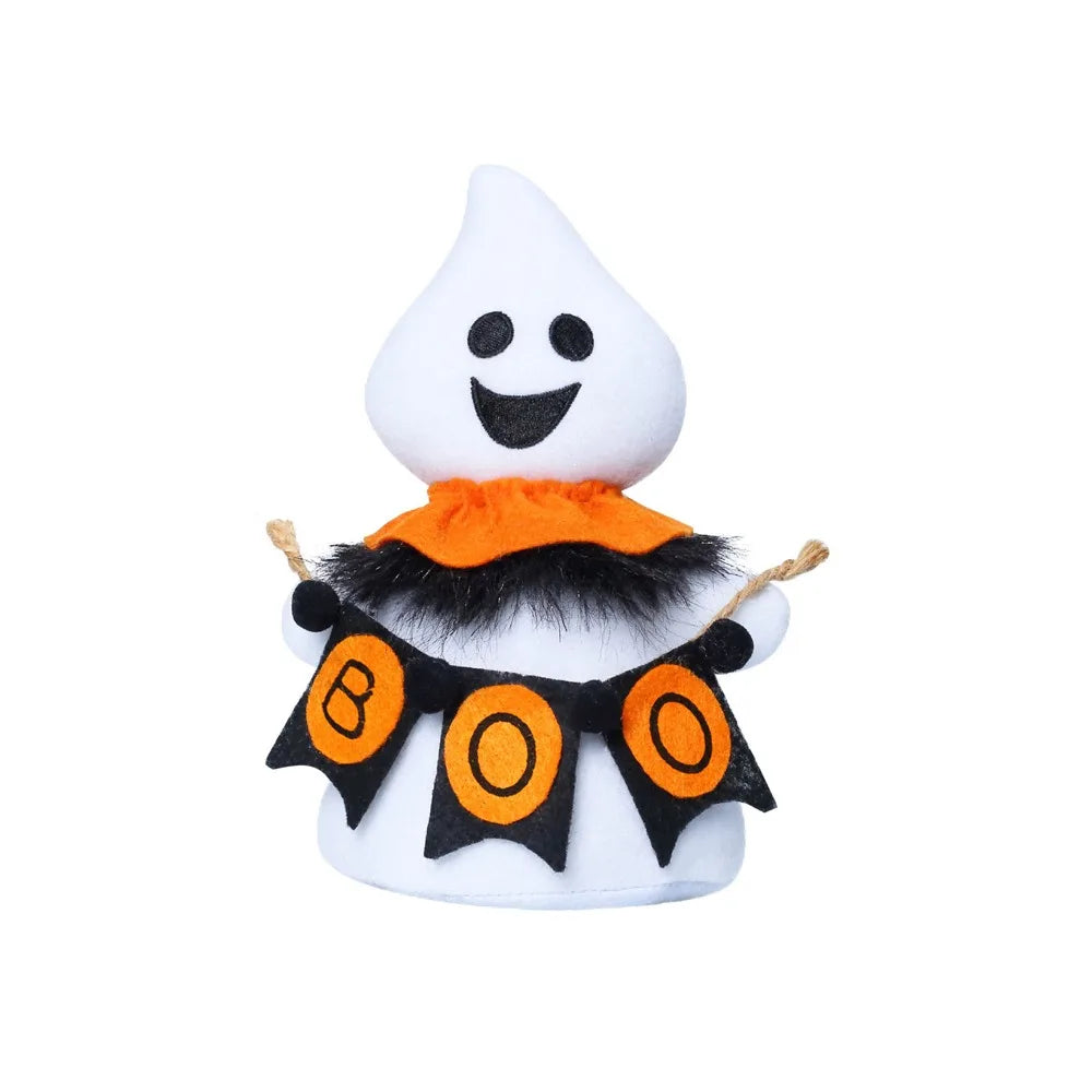 Creative Funny Halloween Ghost Doll Handicraft Cartoon Spooky Doll Soft Halloween Decorations Ghost Festival Decor