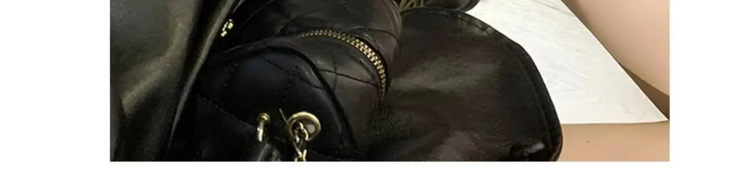 Women’s Lace-Up Ankle Boots – Med Hoof Heel Lolita Rock Round Toe PU Leather Winter Footwear | Solid Rubber Sole, Handmade Classic Street Style - Premium boot from dsers - Just $96.66! Shop now at Lizard Vigilante