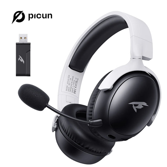 Picun G3 2.4GHz Wireless Gaming Headset - Low Latency, 3D Spatial Audio, and ENC Mic for Ultimate Gaming Experience - Premium gaming headset from Lizard Vigilante - Just $88.88! Shop now at Lizard Vigilante