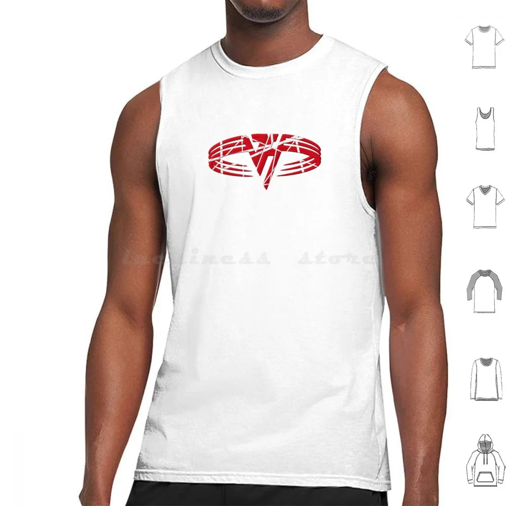 Van Halen Tank Top – Eddie Inspired Sleeveless T-Shirt for Men - Premium tank top from Lizard Vigilante - Just $36.88! Shop now at Lizard Vigilante