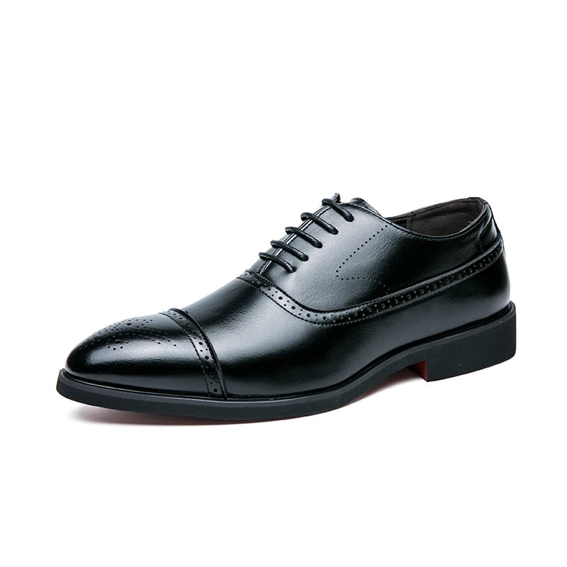 “Red Carpet Reaper” Men’s Gothic Brogue Oxfords – Blood-Red Sole Party Killers for the Bold & the Bad - Premium shoes from dsers - Just $104.99! Shop now at Lizard Vigilante