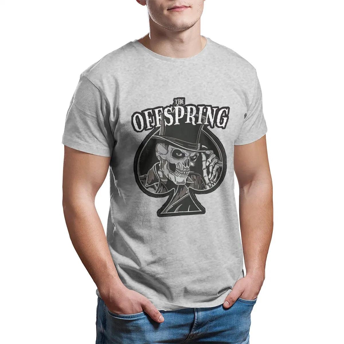 the offspring AS Men's T Shirt The Offspring Cool Tees Short Sleeve O Neck T-Shirts 100% Cotton Birthday Present Tops - Lizard Vigilante