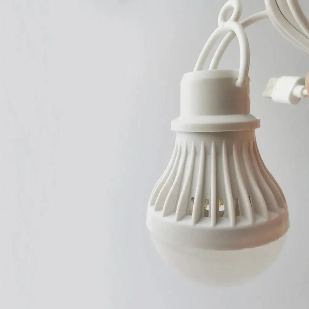 USB Light Bulb LED Camping Light Bulb Portable Camping Lantern Hanging Cord Tent Light for Camping Emergency Truck Fishing Boat