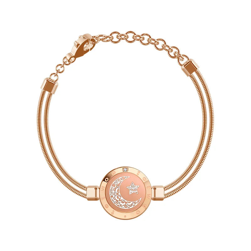 TOTWOO Touch Single Bracelet - Long Distance Touch Bracelet Light up and Vibration Relationship Love Baracelet Smart Jewelry