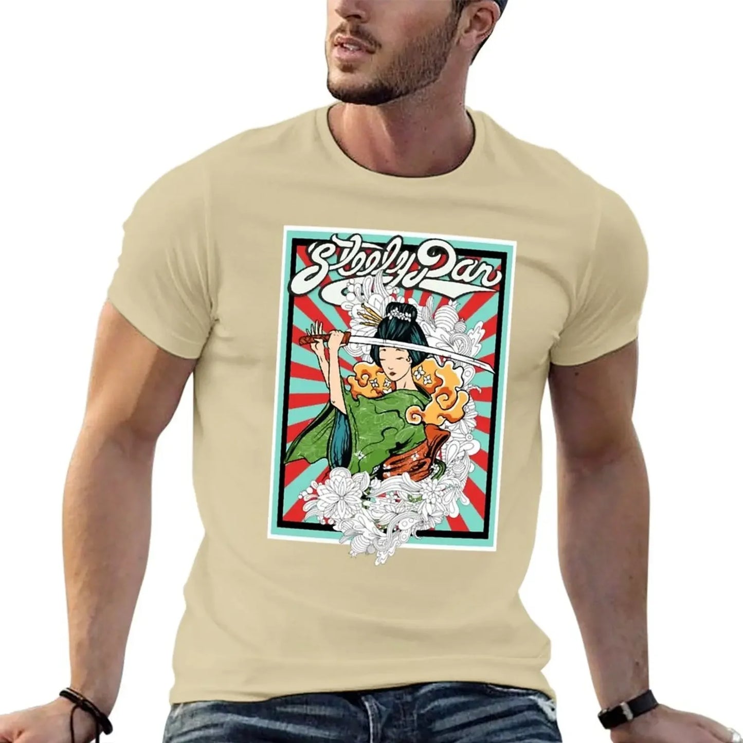 Japanese Style Steely Band Dan Fan Art T-Shirt - Plus Size Heavyweight Tee - Premium T-shirts from Lizard Vigilante - Just $23.88! Shop now at Lizard Vigilante