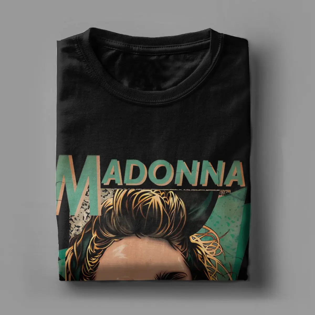Men Women's Madonna Singer Vintage Music Pop Albums T-Shirt Merch Novelty Pure Cotton T Shirt Top Tee Clothes Graphic Printing - Premium  from Lizard Vigilante - Just $20.99! Shop now at Lizard Vigilante