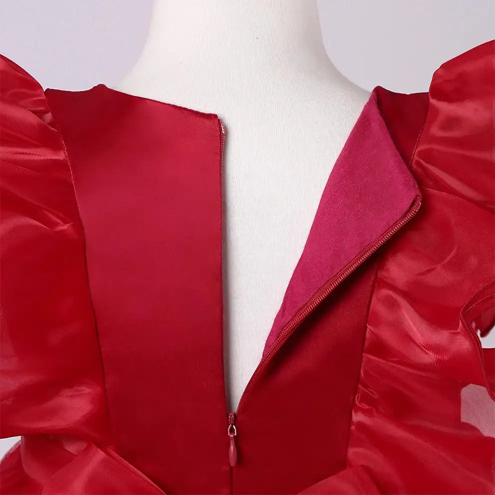 New Princess dress Large children's long dress Girl piano performance dress Festival party dress