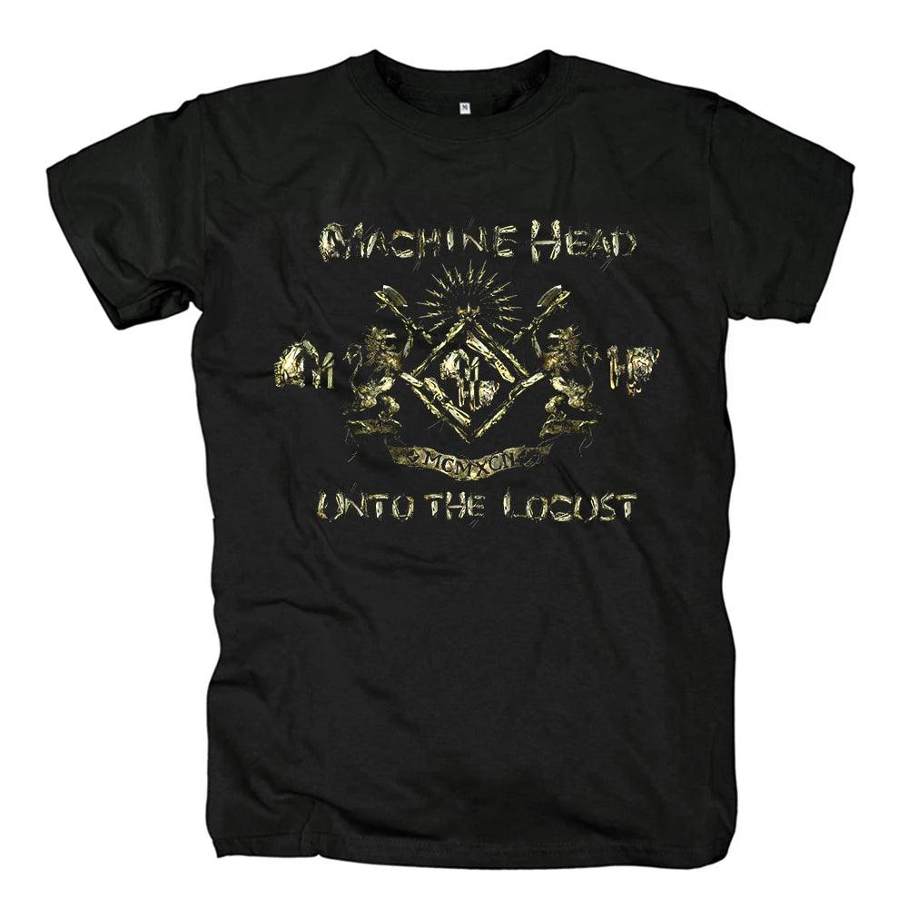 Machine Head T Shirt Vintage Mens Heavy Metal Power Metal Fashion Summer Tee Tops Casual Harajuku Streetwear Cotton Tshirt - Premium T-Shirt from Lizard Vigilante - Just $22.99! Shop now at Lizard Vigilante