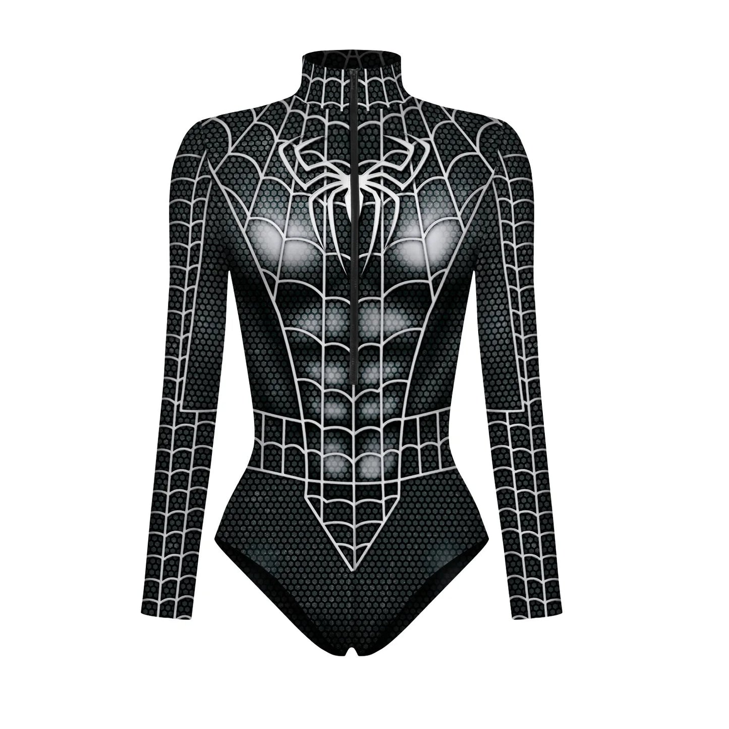 Sexy Superhero Cosplay Swim Bodysuit For Women — Spider, Iron, Deadpool-Inspired 3D Print Costume