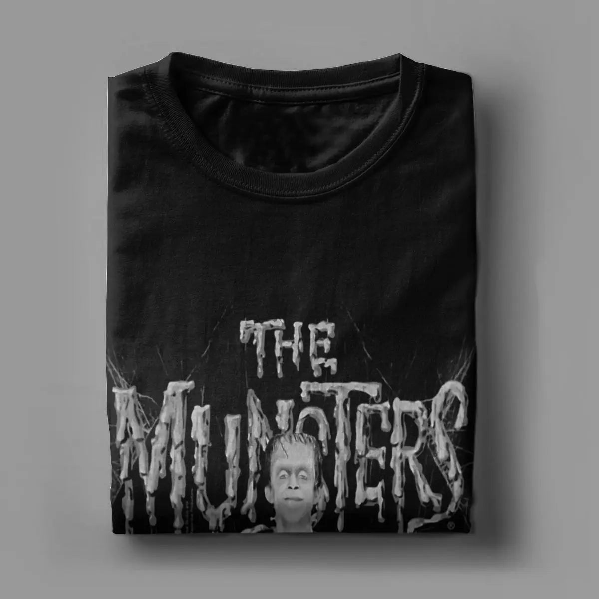 Munsters Family Portrait Men’s T-Shirt – Retro Gothic Humor in Iconic Cotton Comfort - Premium t-shirt from Lizard Vigilante - Just $23.99! Shop now at Lizard Vigilante