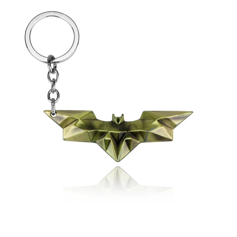 DC Batman Metal Keychain | Gothic Hero Badge Pendant Keyring For Cars, Bags & Heavy-Metal Souls