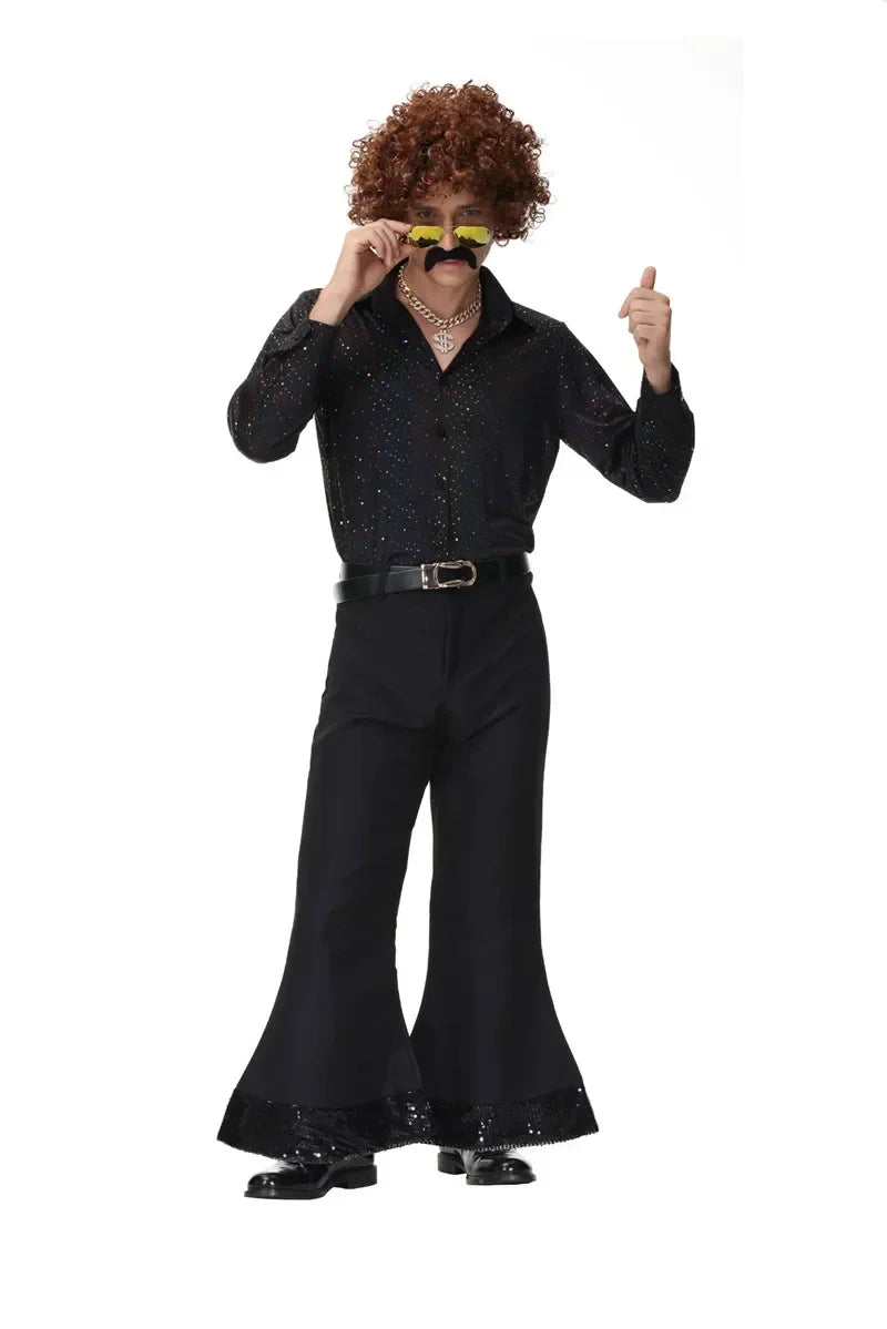 Retro 60s 70s Rock Disco Hippie Costumes: Perfect for Halloween, Carnival, and Parties - Premium  from Lizard Vigilante - Just $49.99! Shop now at Lizard Vigilante