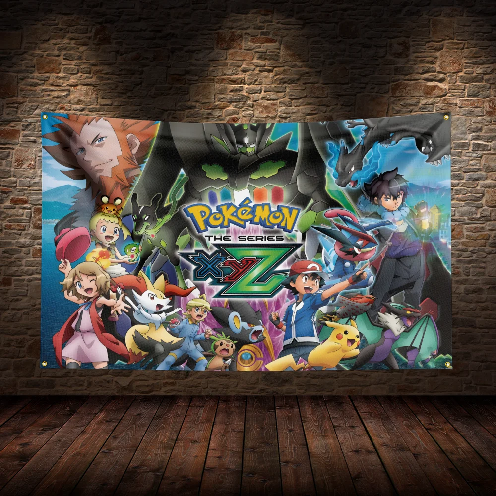 3x5 Ft Pokémon Adventure Flag – Printed Movie Poster Warrior Themed Tapestry, Perfect for Party, Yard, and Wall Decor - Premium flag from Lizard Vigilante - Just $17.99! Shop now at Lizard Vigilante