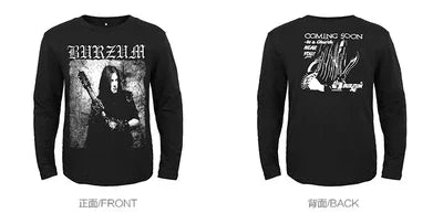 Burzum Heavy Metal Band Printed Long Sleeve T-Shirt For Fans of Metal - Premium T-Shirt from Lizard Vigilante - Just $24.99! Shop now at Lizard Vigilante