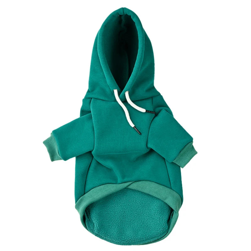 Cozy Dog Hoodie – Warm Fleece Sweatshirt for Small and Medium Pets - Premium sweatshirt from Lizard Vigilante - Just $28.88! Shop now at Lizard Vigilante