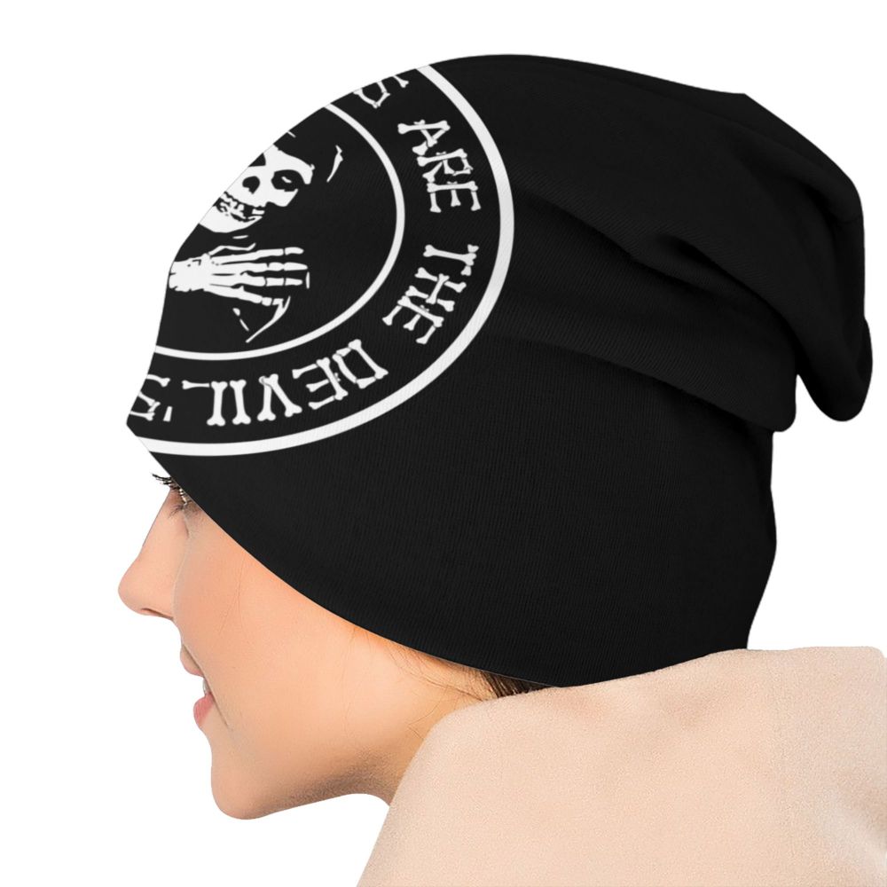 Misfits Horror Punk Rock Knit Beanie – Unisex Winter Skull Cap for Men & Women - Premium beanie from dsers - Just $19.99! Shop now at Lizard Vigilante