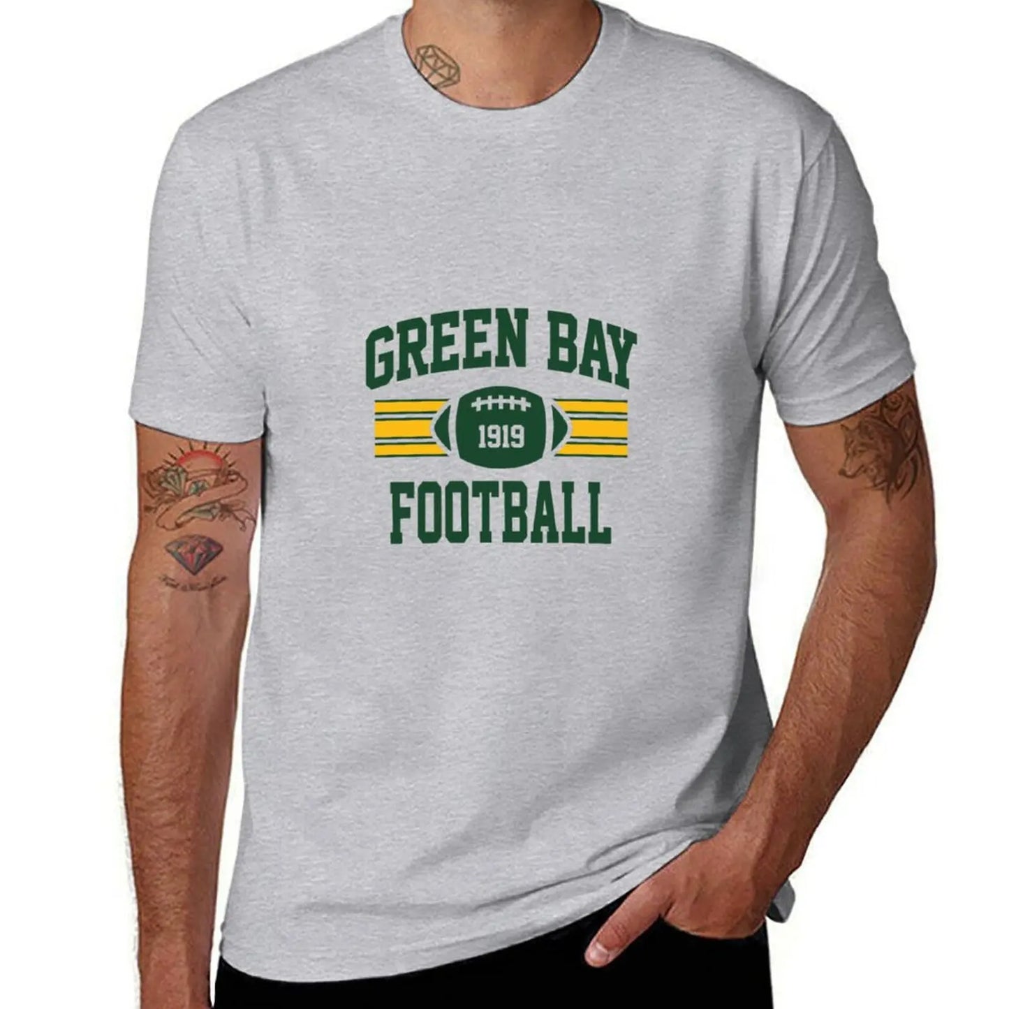 Vintage Green Bay Football Pullover T-Shirt - Athletic Fan Gift - Premium T-Shirt from dsers - Just $24.88! Shop now at Lizard Vigilante