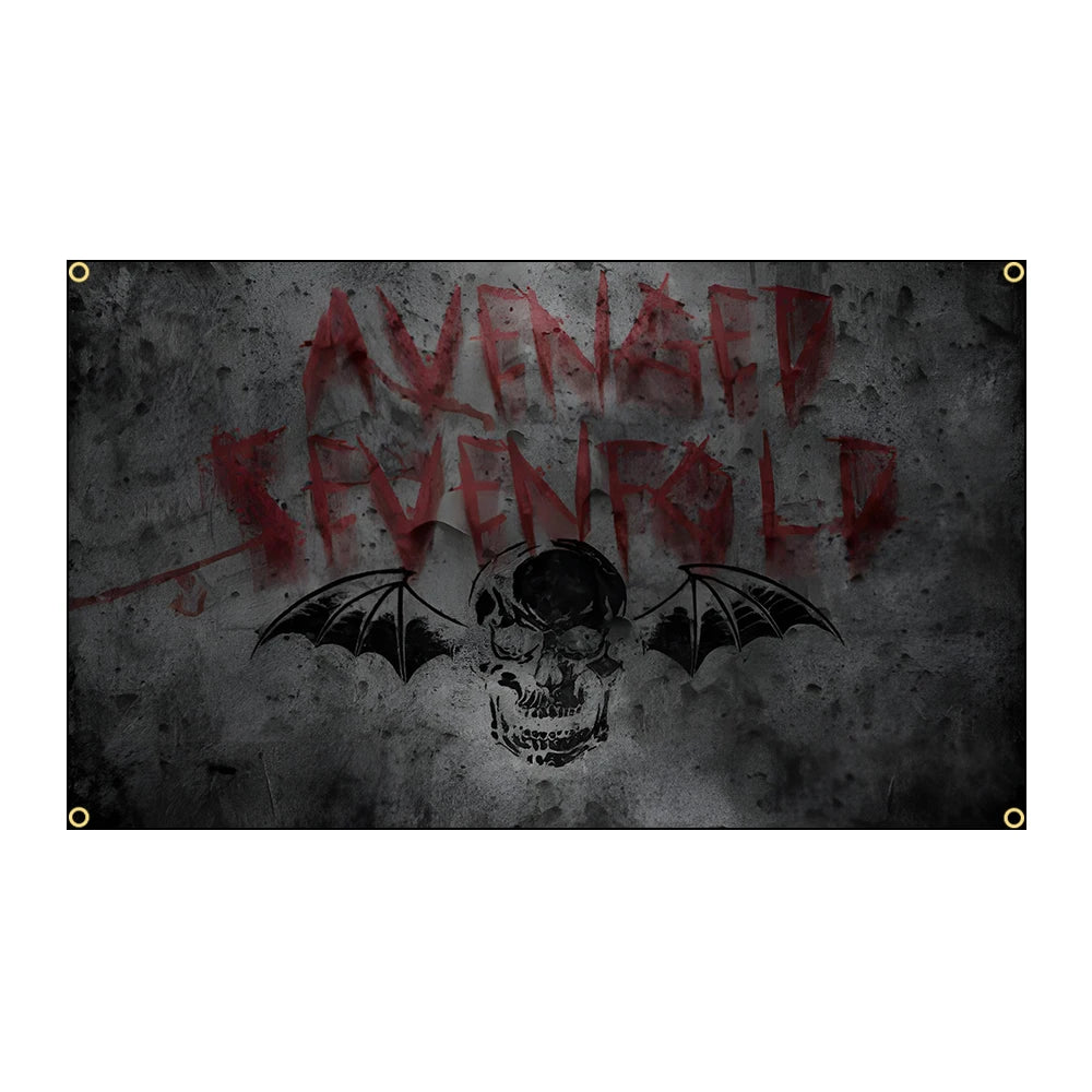 Avenged Sevenfold Heavy Rock Band Flag - 3x5FT Polyester Printed Banner for Decoration - Premium flag from Lizard Vigilante - Just $15.99! Shop now at Lizard Vigilante