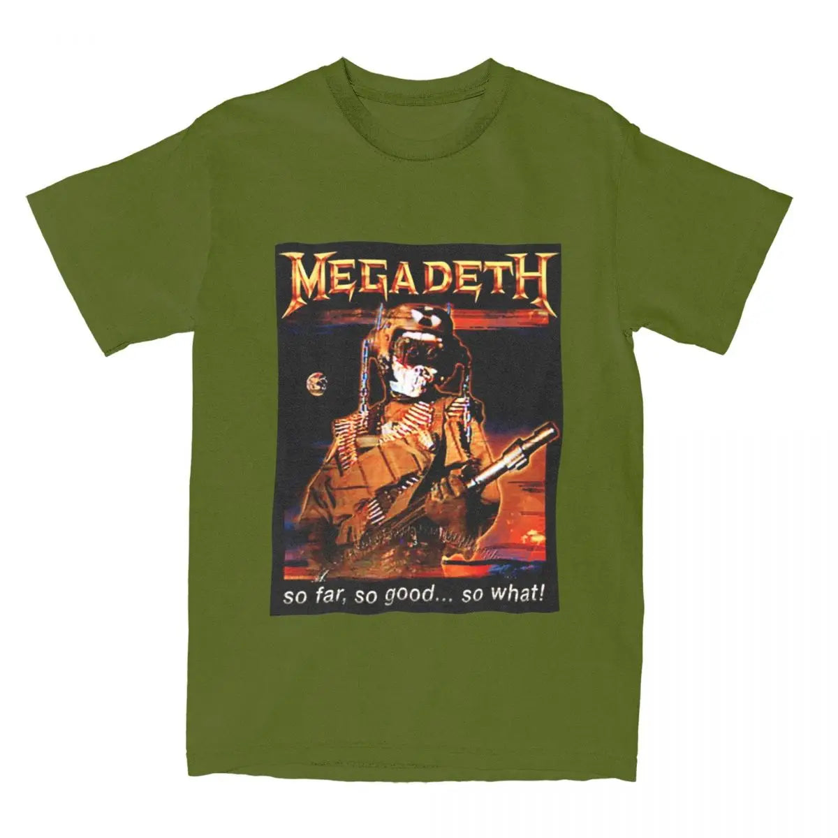 Megadeth 100% Cotton T-Shirt for Men & Women – Comfortable Novelty O-Neck Tee, Big Sizes Available - Premium t-shirt from Lizard Vigilante - Just $23.88! Shop now at Lizard Vigilante