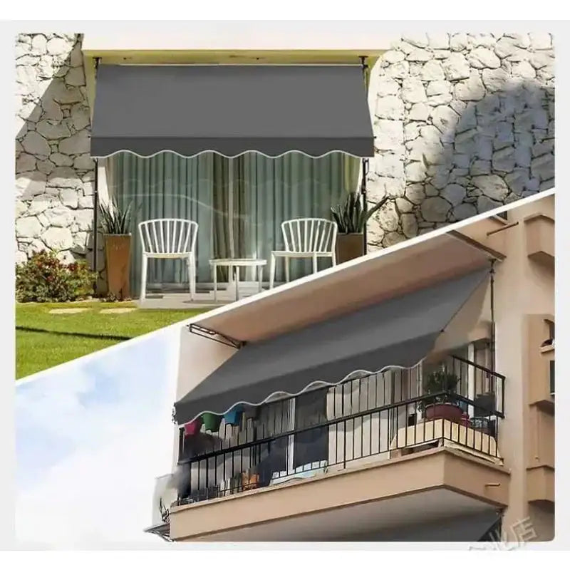 Awnings Rain and Snow Resistant UV Resistant Folding and Telescopic Canopy Tent Outdoor Garden Balcony Roof Courtyard Sunshade
