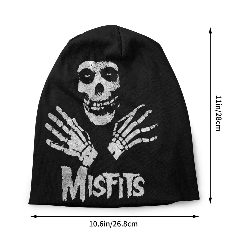 Misfits Horror Punk Rock Knit Beanie – Unisex Winter Skull Cap for Men & Women - Premium beanie from dsers - Just $19.99! Shop now at Lizard Vigilante