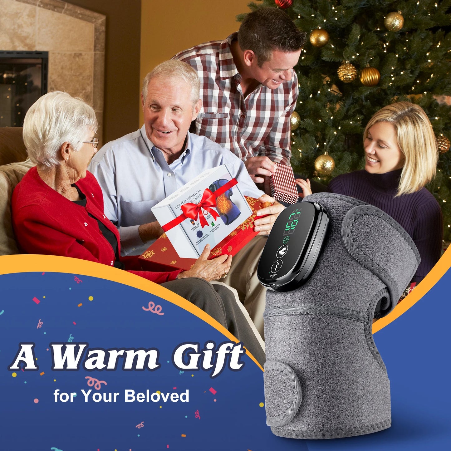 Hellfire 3-In-1 Shockwave Heated Knee Armor