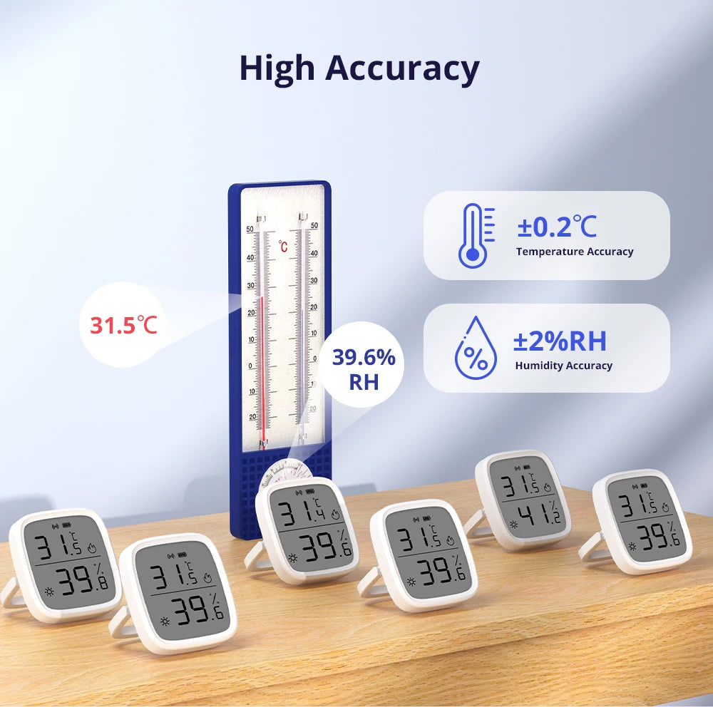 SONOFF SNZB-02D Zigbee LCD Temperature & Humidity Sensor - Premium temperature sensor from Lizard Vigilante - Just $35.99! Shop now at Lizard Vigilante