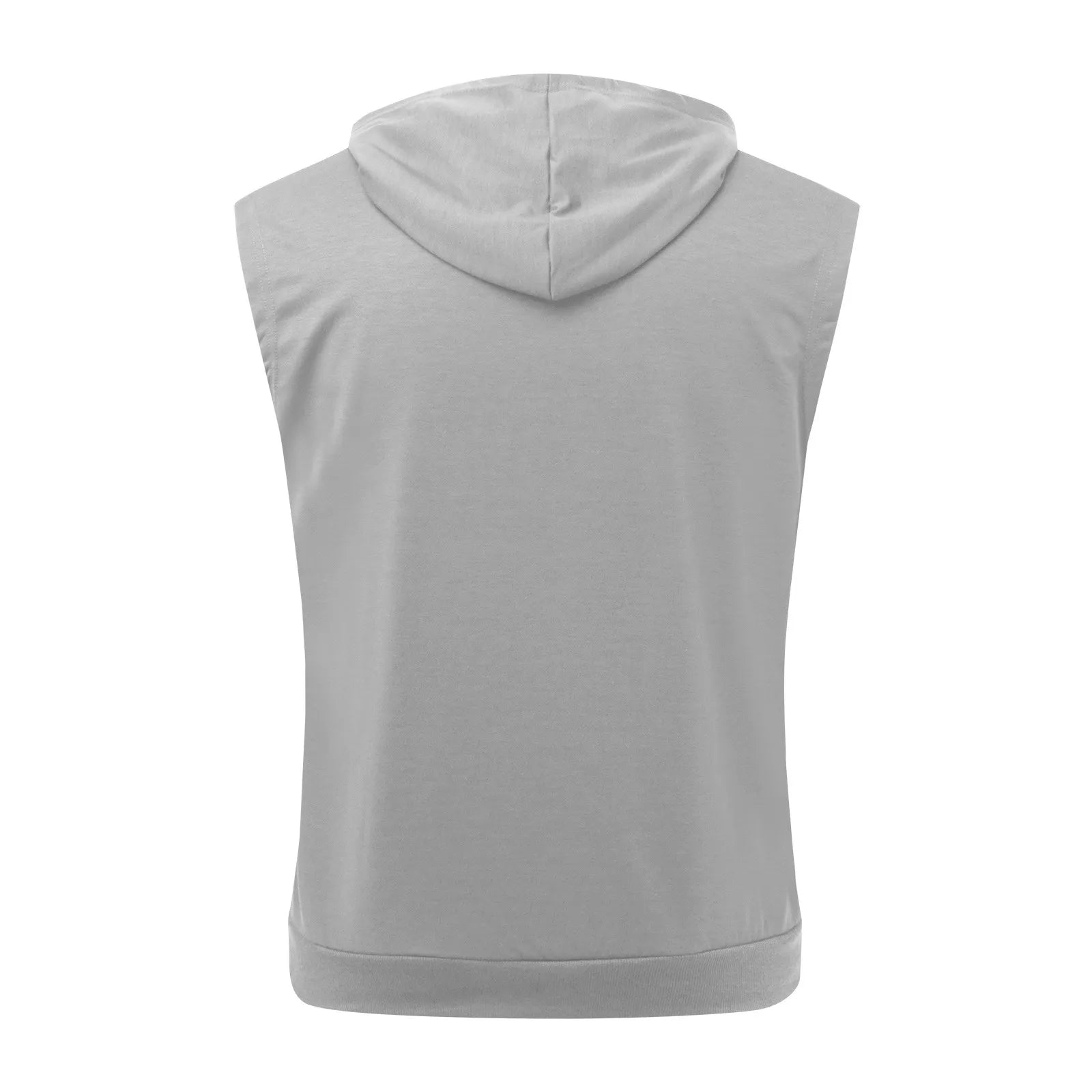 Lizard Vigilante Men's Workout Hooded Tank Tops - Zip-Up Sleeveless Gym Shirt Muscle T-Shirt for Bodybuilding, Summer Casual Vest - Premium Hoodie from Lizard Vigilante - Just $29.99! Shop now at Lizard Vigilante