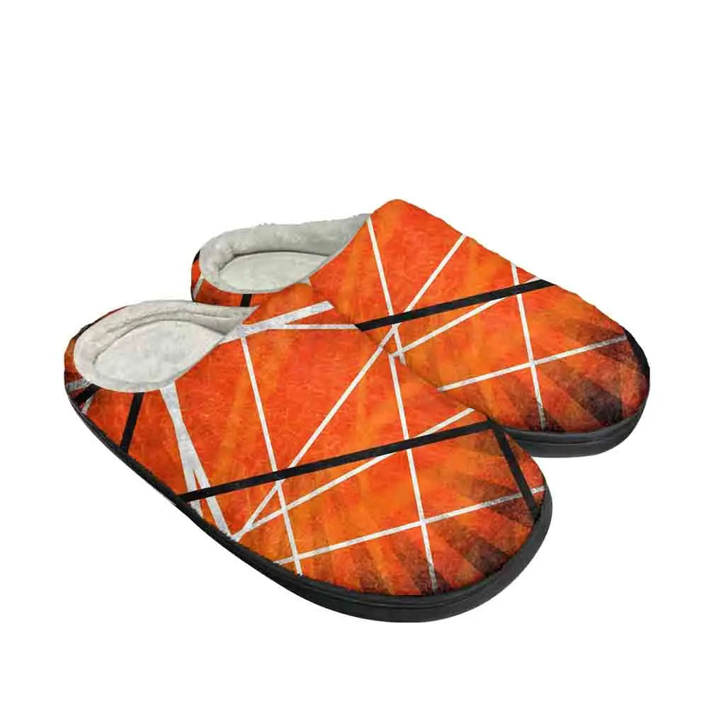 Van EVH 1984 Stripes Halen Unisex Plush Thermal Slippers – High-Quality Cotton Indoor Shoes - Premium slippers from Lizard Vigilante - Just $25.99! Shop now at Lizard Vigilante