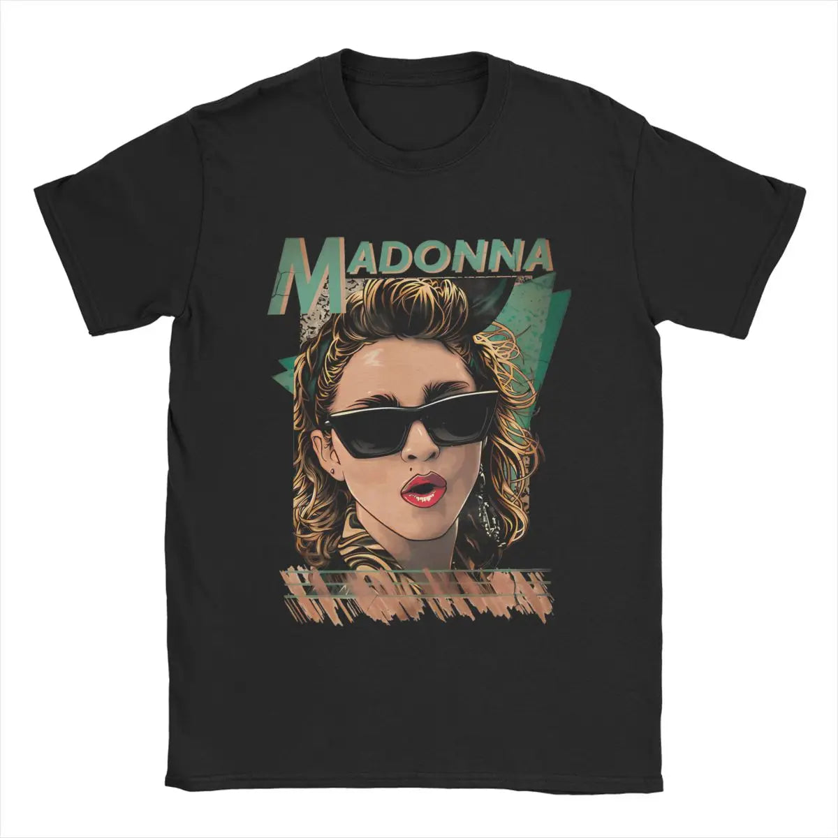 Men Women's Madonna Singer Vintage Music Pop Albums T-Shirt Merch Novelty Pure Cotton T Shirt Top Tee Clothes Graphic Printing - Premium  from Lizard Vigilante - Just $20.99! Shop now at Lizard Vigilante