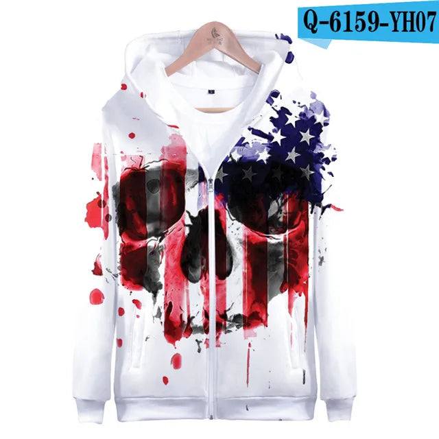 USA Flag Hoodies 3 to 14 Years Kids Hoody American Stars and Stripes Clothing Tops Boys Girls Sweatshirt Outerwear Jacket Children Clothes - Premium Long-sleeve hoodie from Lizard Vigilante - Just $39.99! Shop now at Lizard Vigilante