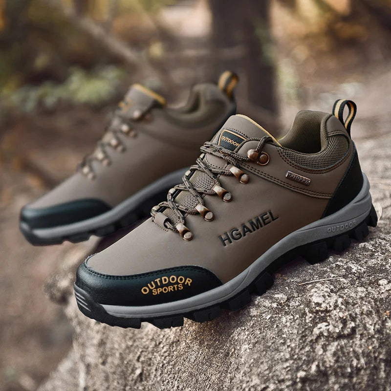 Outdoor Men Treking Shoes Breathable Climbing Hiking Sneakers Men Trainers Comfortable Walking Casual Shoes Men Camping Shoes - Premium  from Lizard Vigilante - Just $30.99! Shop now at Lizard Vigilante