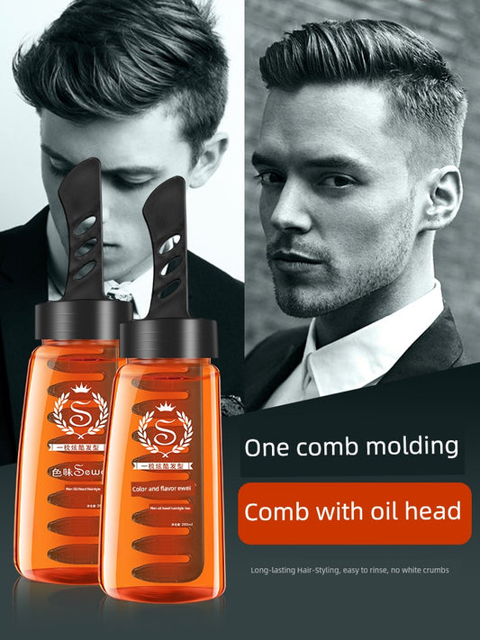 One Comb Cool Hair Gel - Moisturizing Styling Cream for Curls & Straight Hair, Hold & Shape with Ease, by Color and Taste - Premium hair gel from Lizard Vigilante - Just $15.99! Shop now at Lizard Vigilante