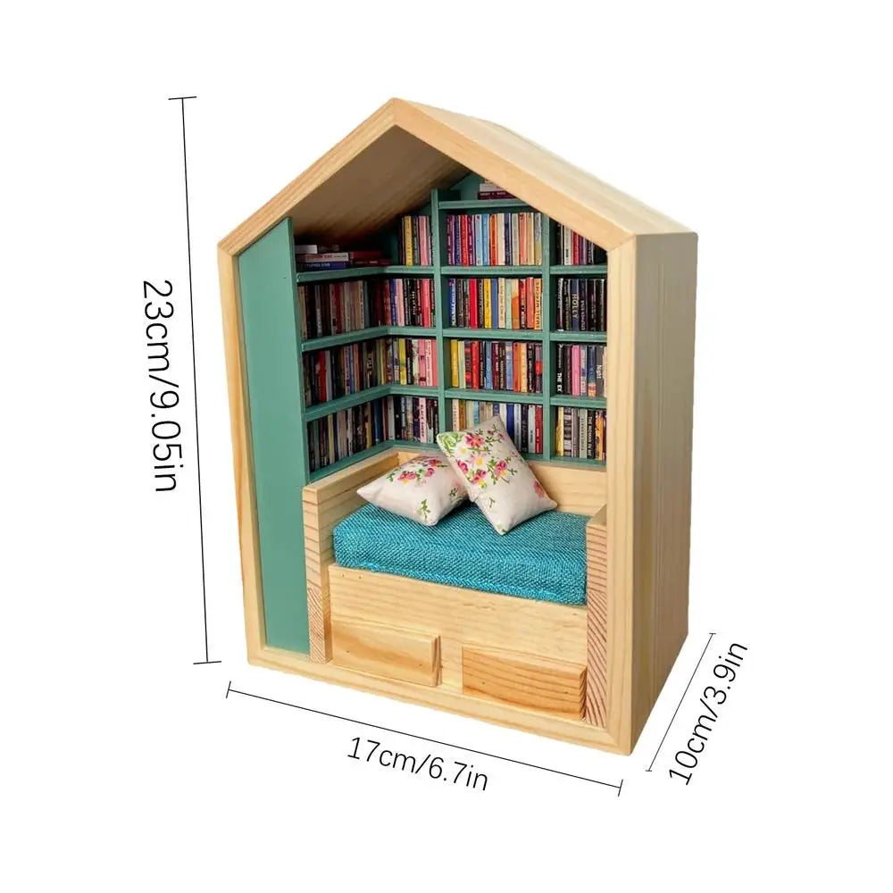 Anxiety Bookroom Shake Away Your Anxiety Bookshelf Toy Books Decor Set Unique Stress Reliever Bookroom Miniature Bookshelf - Premium  from Lizard Vigilante - Just $30.99! Shop now at Lizard Vigilante