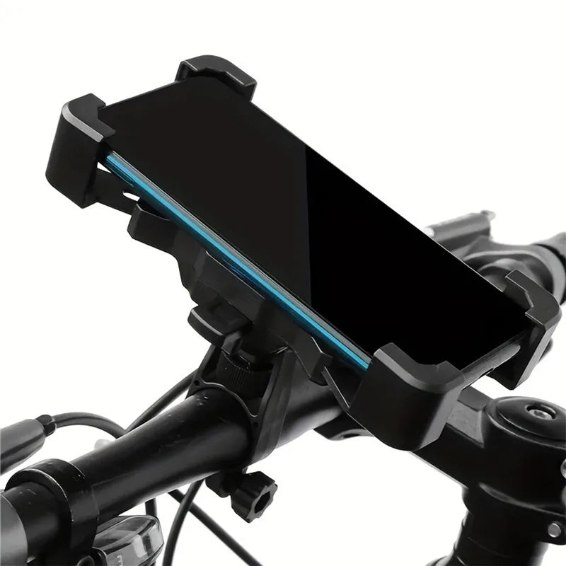 Bicycle Phone Holder Motorcycle Adjustable Stand 360° Rotatable Gps Clip For Cycling And Sports