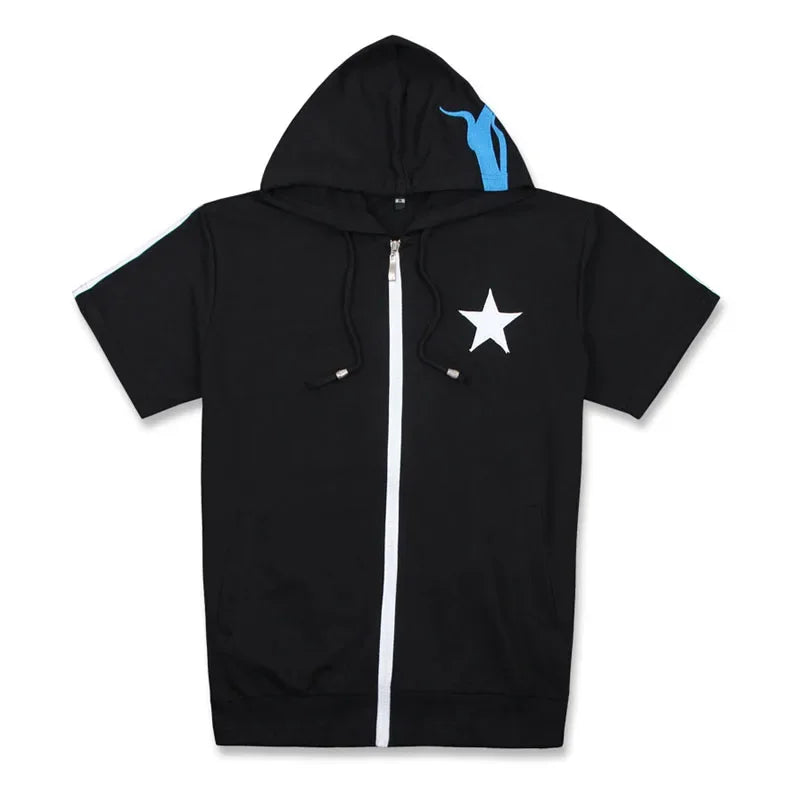 Anime Black Rock Shooter (BRS) Cosplay Hoodie – Unisex Zipper Sweatshirt - Premium hoodies from Lizard Vigilante - Just $19.99! Shop now at Lizard Vigilante