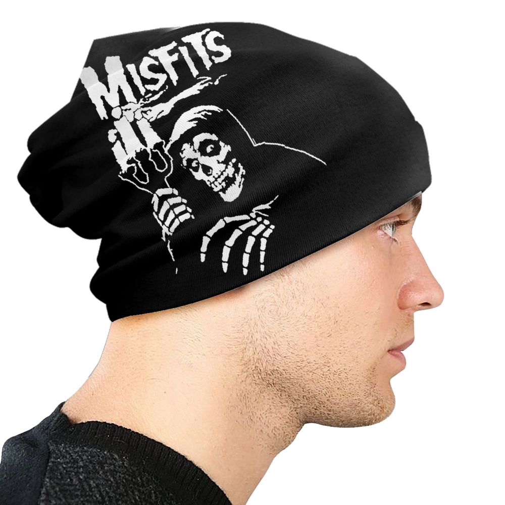 Misfits Horror Punk Rock Knit Beanie – Unisex Winter Skull Cap for Men & Women - Premium beanie from dsers - Just $19.99! Shop now at Lizard Vigilante