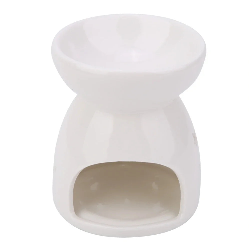 Night Fragrance Lamp Ceramic Essence Oil Furnace Candle Incense Aromatherapy Stove