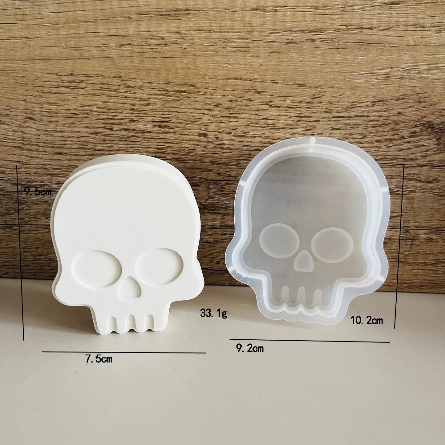 Halloween Decoration Diy Mold Skeleton Bat Mask Jack Ghost Silicone Mould Car Aromatherapy Plaster Doll Pinch Molds