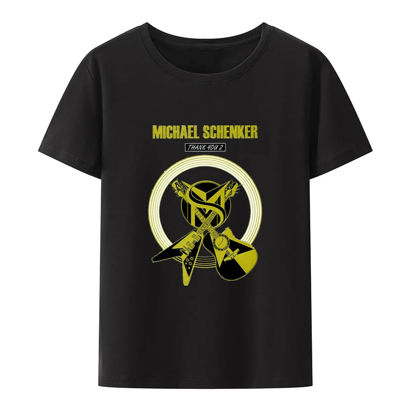 Classic Michael Schenker Group T Shirt Michael Schenker Group Rock Heavy Hard Metal Armed and Ready Rock Bottom Ufo Casual Shirt - Premium t-shirt from Lizard Vigilante - Just $23.49! Shop now at Lizard Vigilante