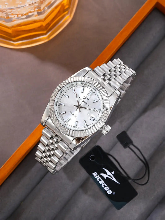 Fashion Woman Simple Quartz Wristwatch Classic Luxury Stainless Steel Watchband Ladies Watches Reloj Feminino WristWatch