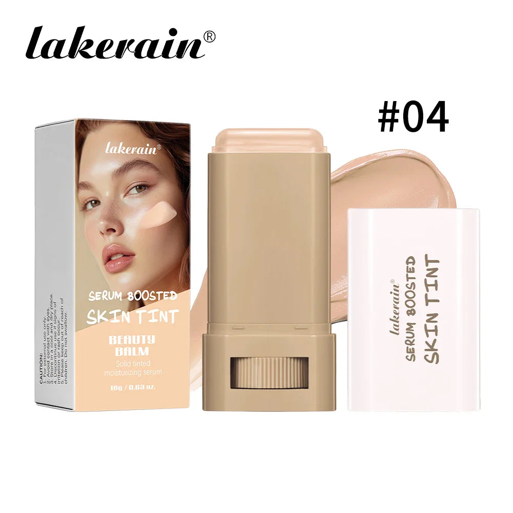Eraser Foundation Stick Stick Serum Boosted Skin Tint Foundation Stick Smooth Plumper Hight Coverage Travel Flawless Foundation