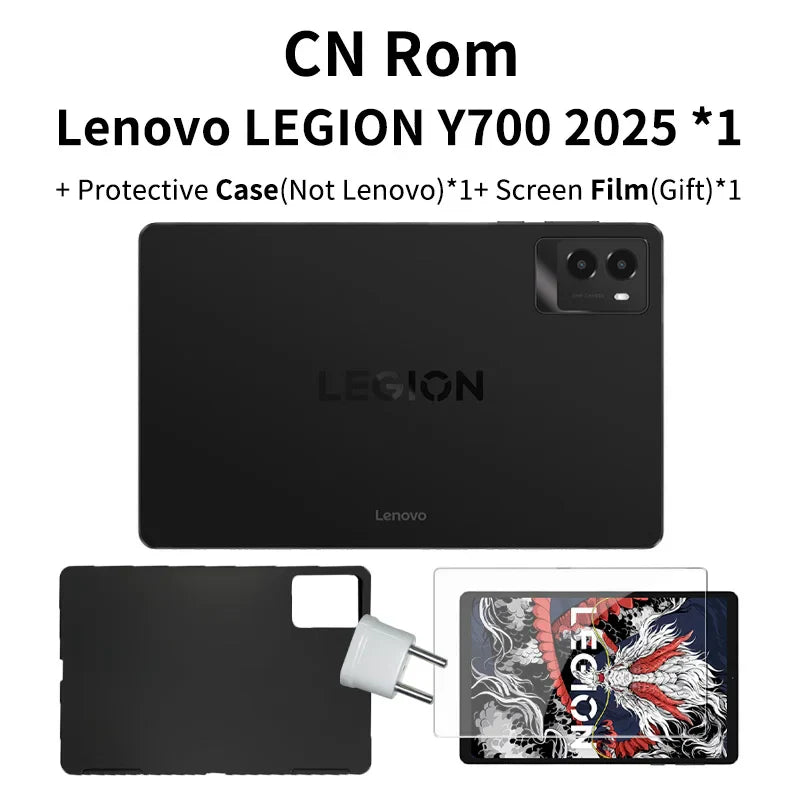Lenovo Legion Y700 2025 8.8-inch gaming tablet Snapdragon 8 Gen3/8 core /Android 14 /12GB256GB/16GB512GB/WIFI/Black