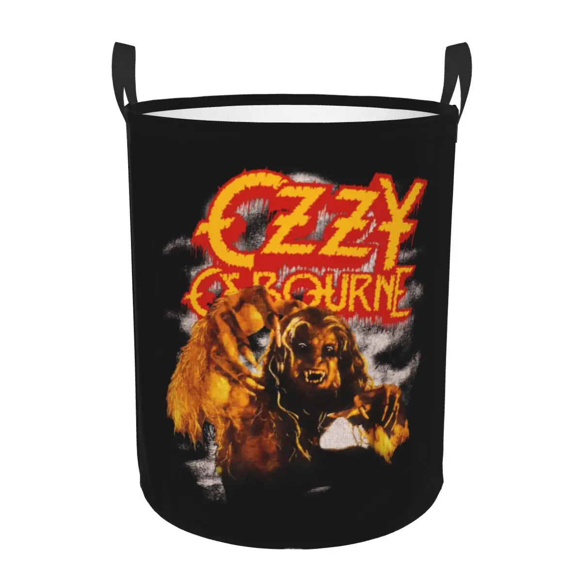 Ozzy Osbourne Prince of Darkness Laundry Basket | Foldable Heavy Metal Band Rock Toy Clothes Hamper | Storage Bin for Kids Nursery - Premium laundry basket from Lizard Vigilante - Just $19.99! Shop now at Lizard Vigilante