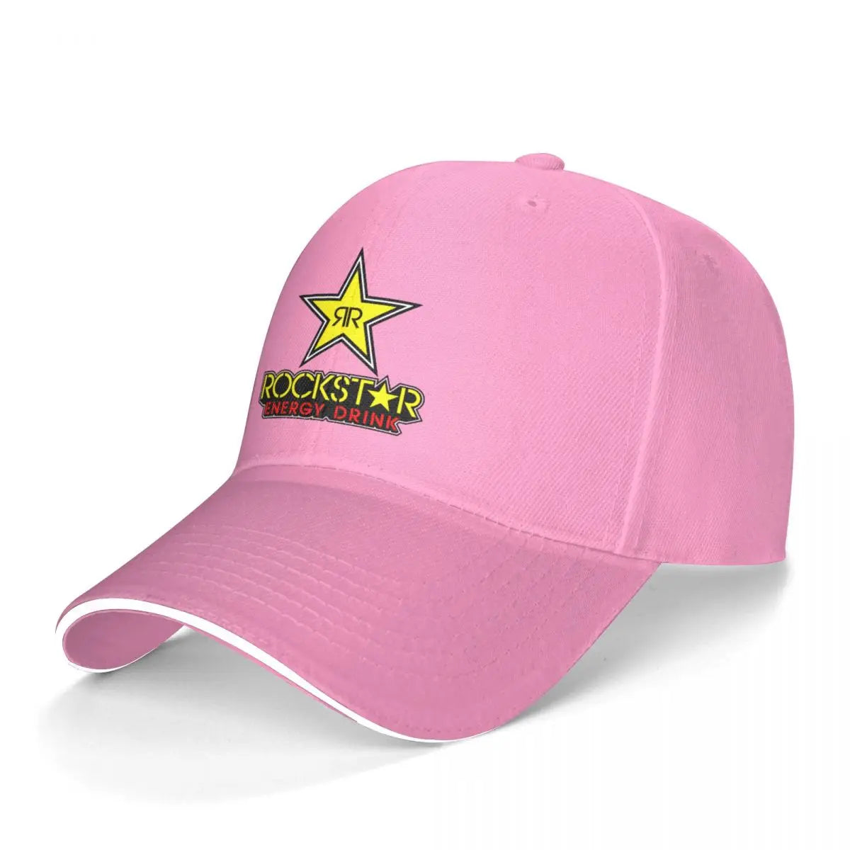 Energy Drink Baseball Cap Rock Star Merchandise Hippie Cheap Trucker Hat Cute Logo Women Baseball Caps - Lizard Vigilante