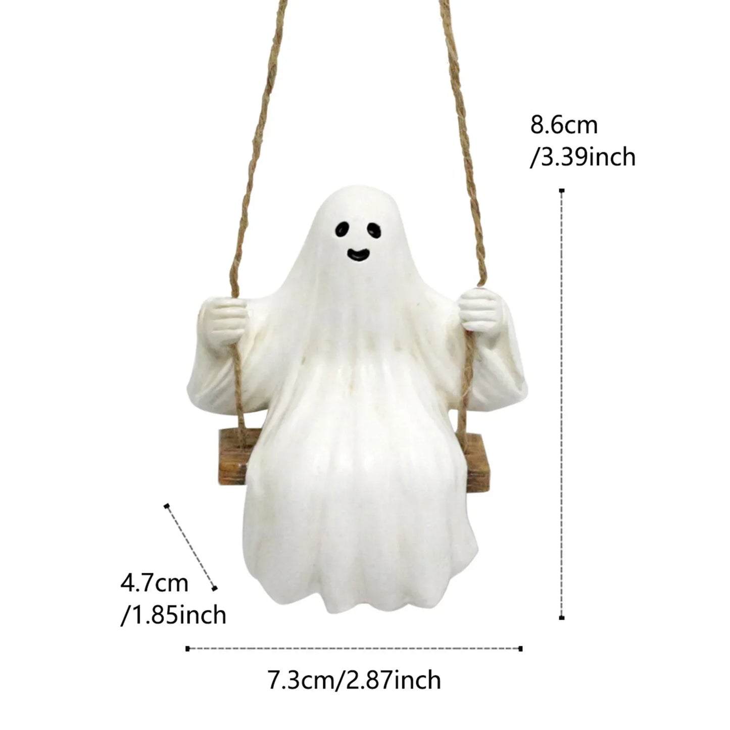 Halloween Decorations Ghost Figurines Halloween Ghost Hanging Ornament for Halloween Holiday Parties Decor
