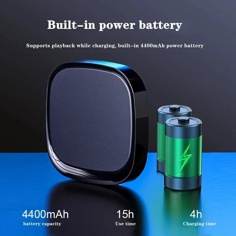 Shop Wall-mounted Bluetooth Speaker TWS Interconnection Built-in 4400 MAh Battery Boom Box Wireless 3D Surround Stereo Subwoofer