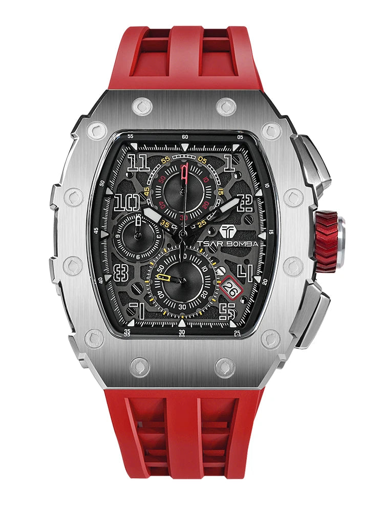 Tsar Bomba Red Sapphire Chronograph Watch