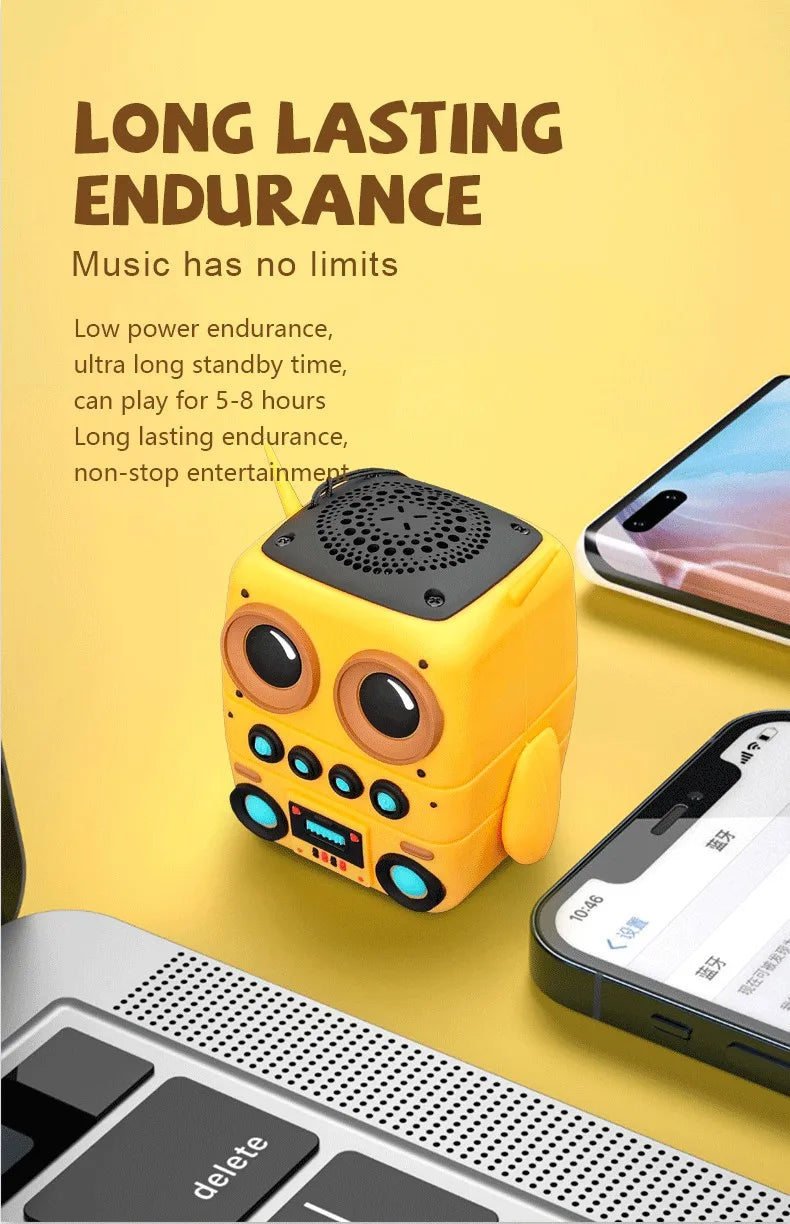 Wireless Bluetooth Speakers TK-200 Desktop Decoration Portable Outdoor Smart Music Player IP65 Waterproof Support TF Card