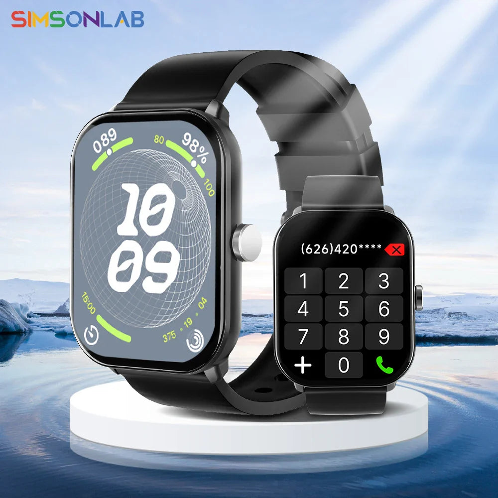 Smart Watch 2.01-inch Large Screen Waterproof Camera Multiple Sports Modes Bluetooth Calling Men Women Smartwatch For Xiaomi